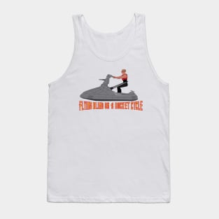 Flying Blind on a Rocket Cycle Tank Top